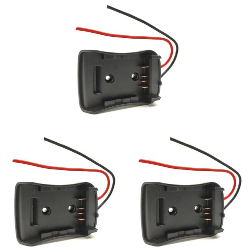 3X Batteriadapter för  Flexvolt 60V Max Dock Power Connector 12 Gauge 54