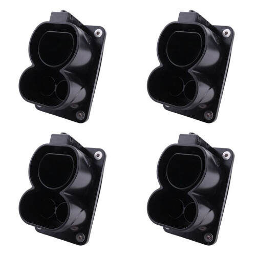 4X EV Charger Bracket Dock Round EVSE Nozzle Bracket for IEC 62196-3 CCS2 Connector