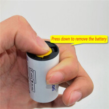 Powerlion C Size Battery Adapters, AA to C Size Battery Spacer Converter Case Use with AA Battery Cells - 16 Pack