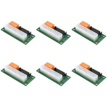6X Power Board Dual PSU Multiple Power Netzteil Adapter Add2Psu mit ATX 24Pin zu 4Pin Anschluss für Bitcoin Miner