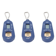 3X Button Battery Tester, Keychain Pocket Portable and Battery Tester to Check Remaining Battery Power