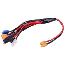 4X Eight in One RC Lipo Battery Charger Splitter Cable Adapter Connector XT60 Plug to JST T Plug XT60 EC3 Futabas