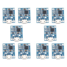 10X Micro-USB 1A Li-Ion 18650 Lithium Battery Charger Charging for TP4056 Module Board