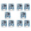 10X Micro-USB 1A Li-Ion 18650 Lithium Battery Charger Charging for TP4056 Module Board 1