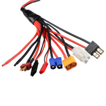 4X Eight in One RC Lipo Battery Charger Splitter Cable Adapter Connector XT60 Plug to JST T Plug XT60 EC3 Futabas