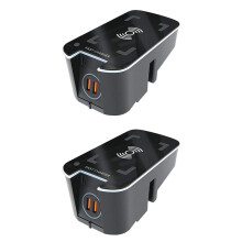2X 15W Car for Wireless Charger Charging Plate Phone Holder for XC90 S90 XC60 VC60 S60 V90