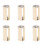6X Gebroken Witte Cilinderbatterijhouderadapter voor 3x1,5V AA-Batterijen 1