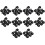 CR2016 2025 2032 Coin Cell Button Battery Holder Socket Black 100 Pcs 2