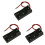 3X Black Plastic Battery Case Holder Wire 2 X 1.5V AAA 1