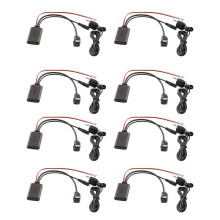 8X Auto  5.0 Cavo Aux Microfono Vivavoce per Telefono Cellulare Adattatore per Chiamate Gratuite per  Radio IP-BUS P99 P01