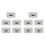 10X Phone Charging Panel USB Power Module 220V Socket 5V Transformer 2.1A USB Charging Power Socket Switching Adapter 1