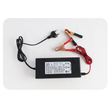 10X 14.6V 10A Iron Phosphate Battery Charger for 12.8V 4S Scooter Car Solar Storage Charger EU Plug