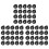 3V CR2032 CR2025 Button Cell Battery Holder Adapter Black 60 Pieces 1