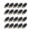 20Pcs Type C Usb3.1 3A Fast Charging USB Connectors Male Jack Tail Plug Electric Terminals Welding DIY Data Cable Black 1