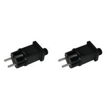 2X 4.5V 4.5W Stekker LED-Voeding LED-Transformator Stekkeradapter IP44 Waterdichte Stroom Kerstlampadapter EU-STEKKERST