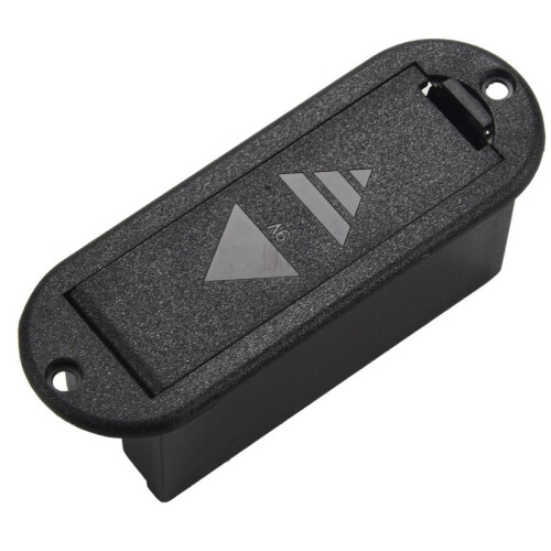 30St 9V Batteriväska Hållare Lock Box Ersättning för Aktiv Gitarrbas Pickup 2