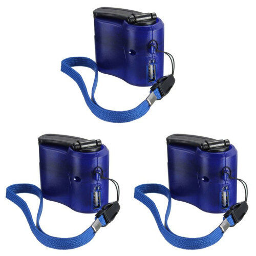 3X USB-Handzwengeldynamo voor Universele Oplader, Reisladergadgets