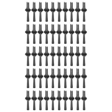 50 Set 5/8 Inch Plugwiggen en Veren Vulplaten Betonsteensteensplijter Handgereedschap 16 mm