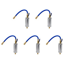 5X Iniettore di Colorante Aria Condizionata Iniezione di Olio per Auto R12 R134A R22 Iniezione di Colorante Tubo di Riempimento del Liquido di