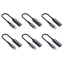 6X 140W Bärbar Laddare 5V 9V 20V 5,5x2,5mm Hona Till USB C Typ C PD Strömadapter Omvandlare Snabbladdningskabel