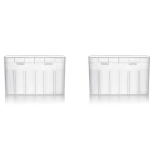 2X Waterproof Storage Box AA AAA 18650 Batteries Portable Holder Case Protectors Organiser for 6pcs 18650
