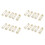 20Pcs Round 3x 1.5V AAA Battery Holder Case Box Container White 1