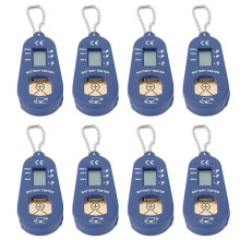 8X Button Battery Tester, Keychain Pocket Portable and Battery Tester to Check Remaining Battery Power