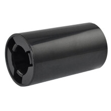 100 Pack AA to C Size Battery Adapter Case,AA to C Size Spacers, AA to Size C Battery Adapter Converter Case(Black)