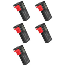 5X BT-168 PRO Battery Capacity Tester Digital Battery Checker Plastic Portable Cell Tester for AA 1.5V 9V