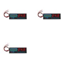 3X 18650 Li-Ion Lipo Lithium Test 7-55V Acid Battery Level Indicator Tester LEDDisplay Meter Module,C