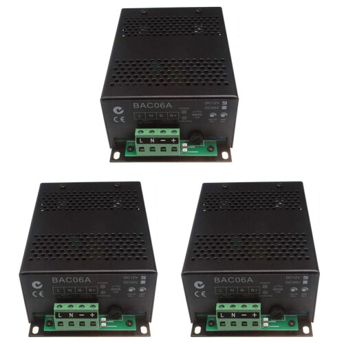 3X BAC06A Generator Charger Switching Battery Floating Charger 24V 3A