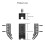 2X AA/AAA Battery Storage Bracket Combination Battery Storage Box Battery Wall Storage Bracket Black 1