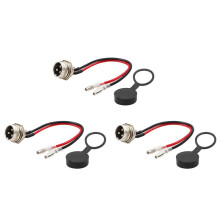 3X Ladeanschluss für Elektroroller, Ladekabel, Ladeanschluss, Ersatzteile für Roller