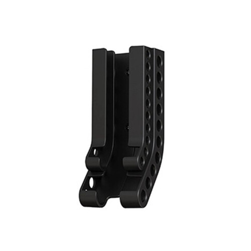 2X AA/AAA Battery Storage Bracket Combination Battery Storage Box Battery Wall Storage Bracket Black 2