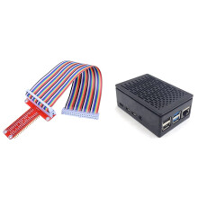 1 Set RPi GPIO Expansion Board for Raspberry Pi 3 2 Model B/B+SC05 & 1 Pcs for Raspberry Pi 4 Case Shell Box