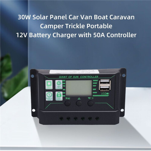 Caricabatteria Portatile 12V 12V a Pannello Solare per Auto, Barca, , , con Controller 100A 1