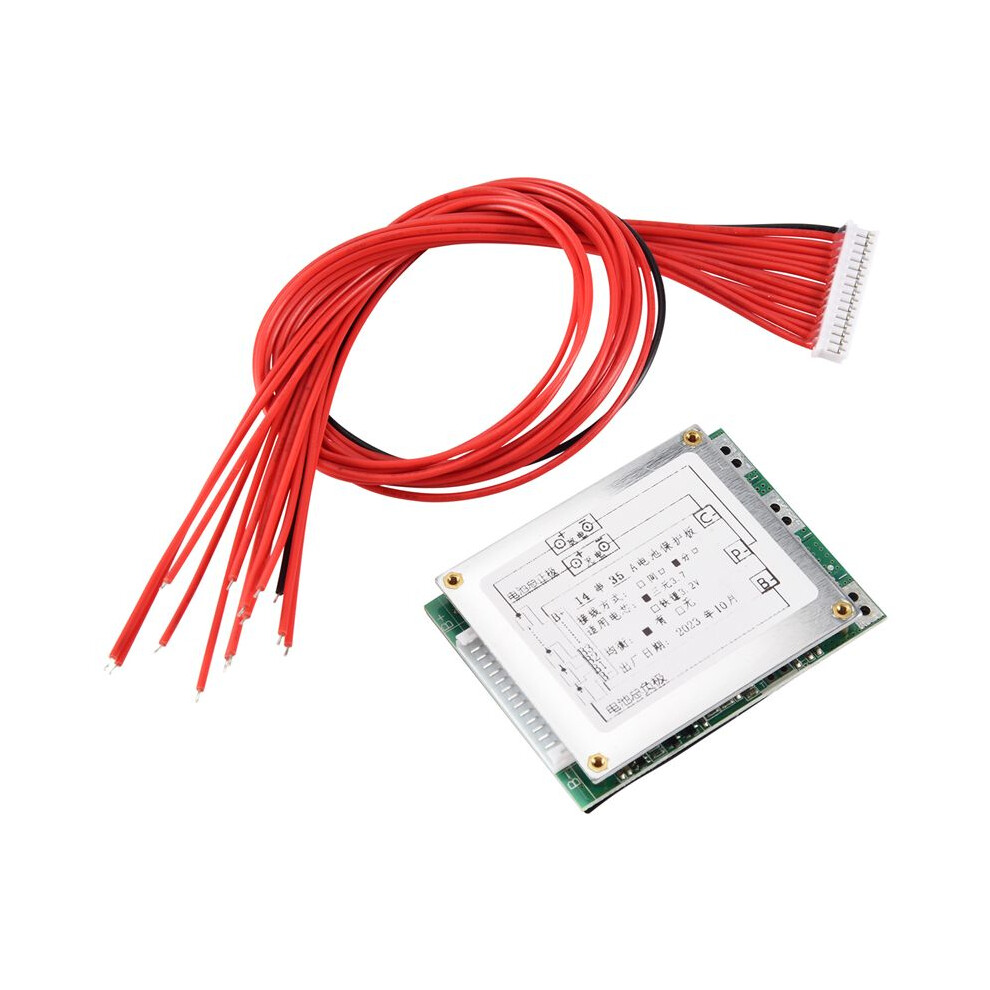 14S 52V 35A Li-Ion Lipolymer Battery Protection Board Bms Pcb Board With Balance For Ebike Escooter 4712462259020
