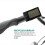 Electric Bicycle Display 24V/36V/48V Waterproof LCD Display S866 Controller Panel Dashboard for Electric Bicycle E-Bike 7