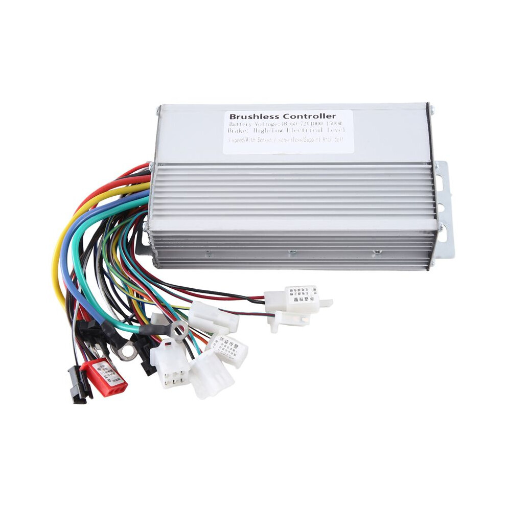 48V 60V 64V 72V 1000W 1500W Electric Controller 12 Tube Dual Mode E-Bike Brushless Controller Speed Motor 6031581680644