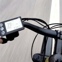 S866 Elcykeldisplay LCD-MäTare för Intelligent Styrenhet Ebike Panel SM-Kontakt Elcykel,36V-48V B