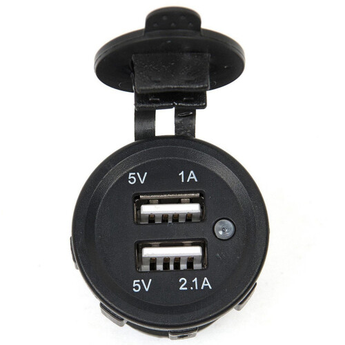 Car cigarette lighter Socket Dual USB adapter 12V plug & 12V Dual Usb Car Cigarette Lighter Socket Splitter Charger Plug 1
