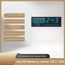 2X 18650 Li-Ion Lipo Lithium Test 7-55V Zuuraccu Niveau Indicator Tester LEDDisplay Meter Module Capaciteit VoltageMeter,D