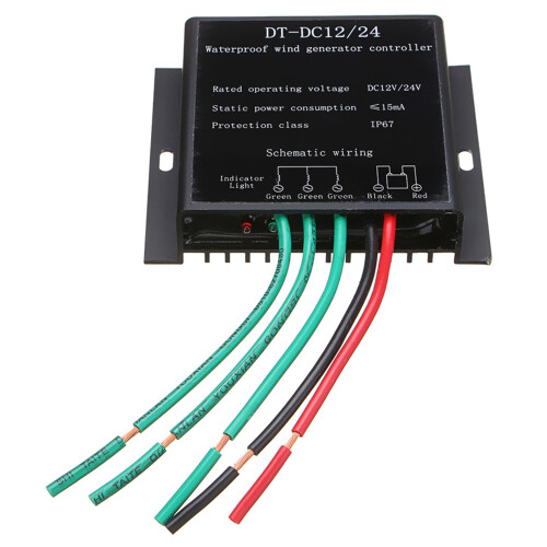 12V/24V 9000W Wind Turbines Generator Controller Waterproof Battery Charge Overvoltage Protection Controller Regulator 1