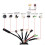Electric Bicycle KT-15A Controller 36V/48V 6 Tube Squarewave SM Connector Controller with Double  Light Wire 3