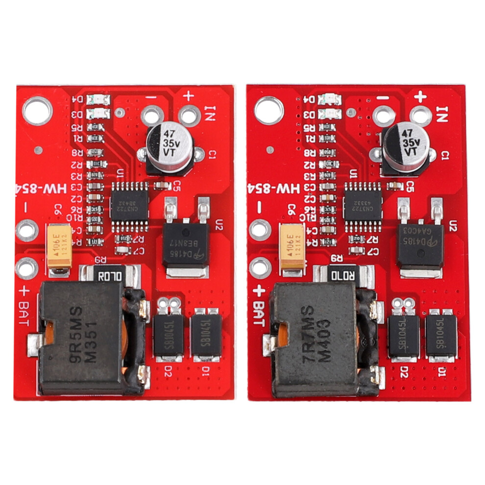 2Pcs Cn3722 12V Solar Panel Controller Mppt Solar Controller With Dual Status Indicator For Li-Ion Batteries 6031394933784