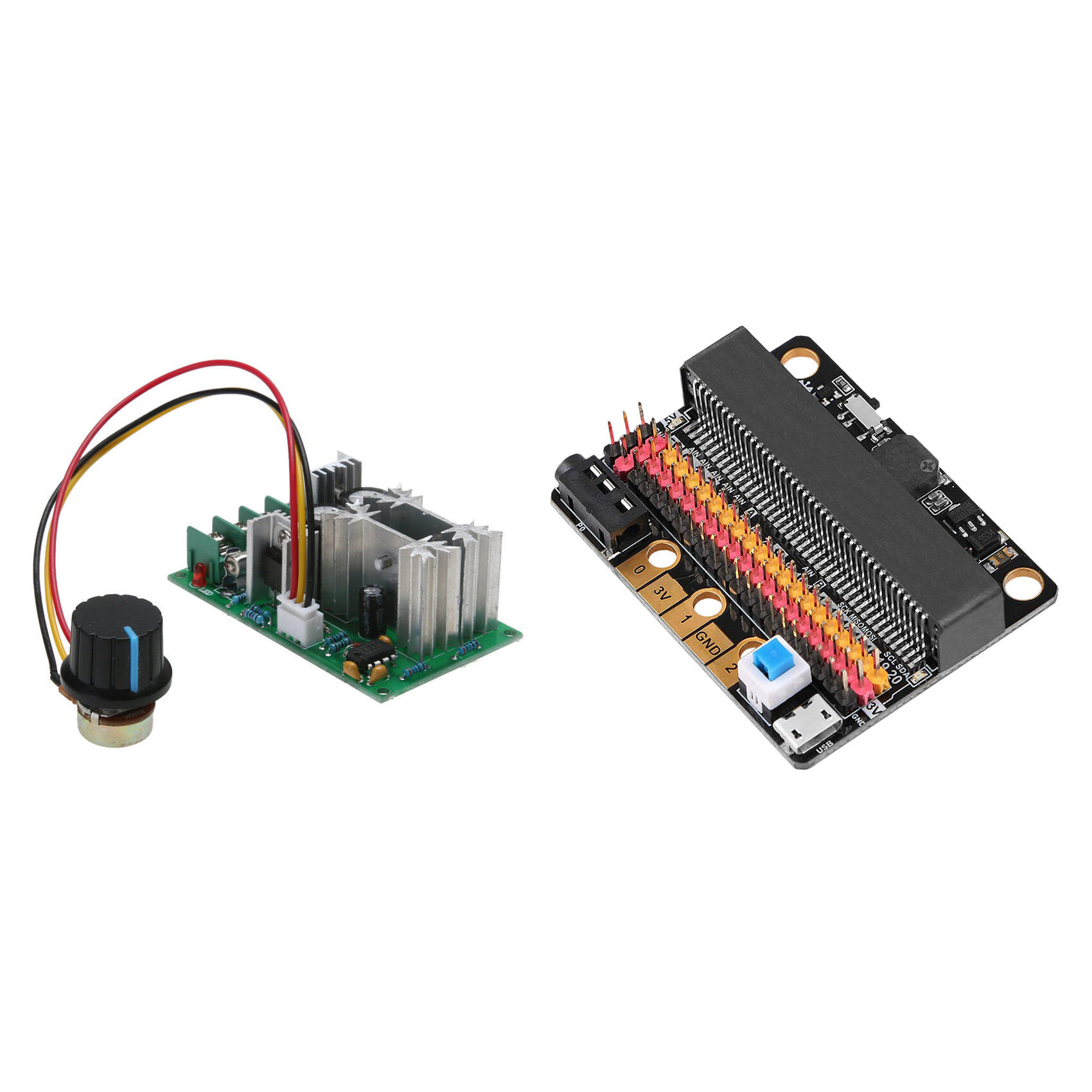 20A PWM Motor Speed Controller 12V 24V 36V 48V with Micro-Bit Expansion ...