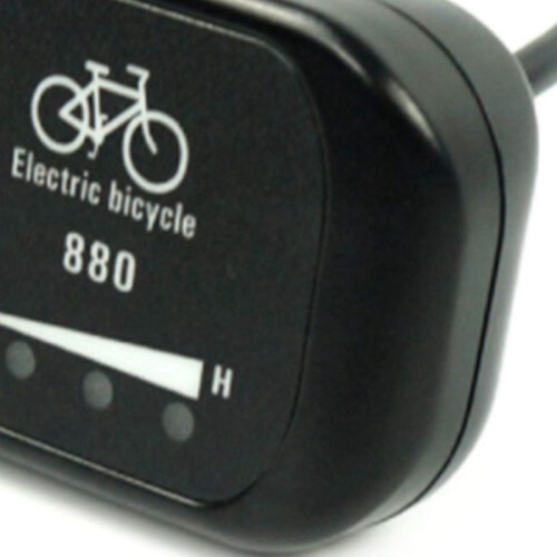 Electric Bicycle Display 36V 48V Ebike Ligent Control Panel Lcd Display LED880 Waterproof Controller for KT 1