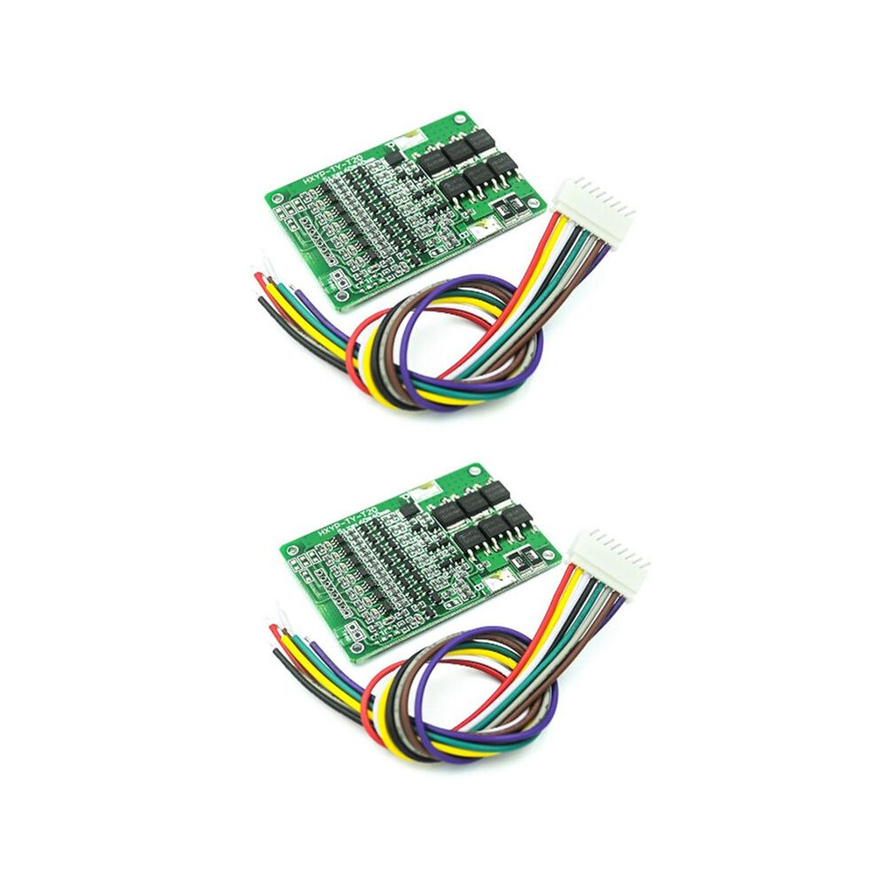 2X Battery Protection Board Balance 29.4V Bms 7S 20A Lithium 18650 Protection Board 4713708055727