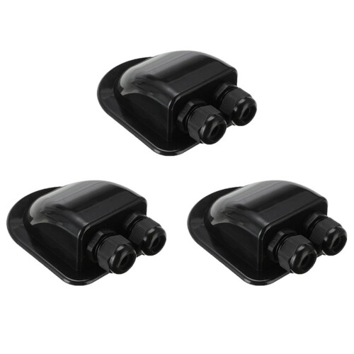 3X Dach Draht Eingang Verschraubung Box Solar Panel Kabel Wohnmobil Caravan Boat-B