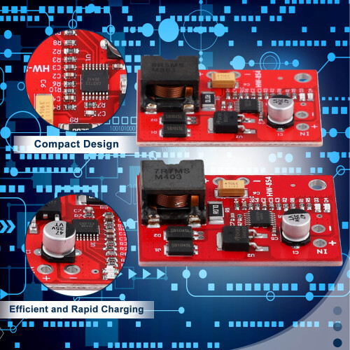 2PCS CN3722 12V Solar Panel Controller MPPT Solar Controller with Dual Status Indicator for Li-Ion Batteries 2